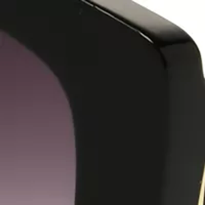 Bold Oval Frame Cat Eye Sunglasses