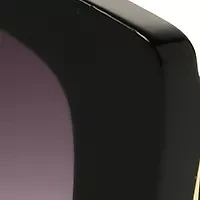Bold Oval Frame Cat Eye Sunglasses