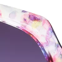 Floral Square Frame Sunglasses