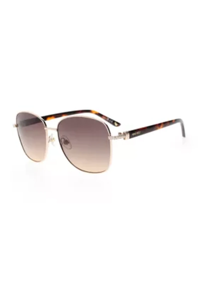 Square Rimless Sunglasses