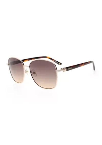 Square Rimless Sunglasses