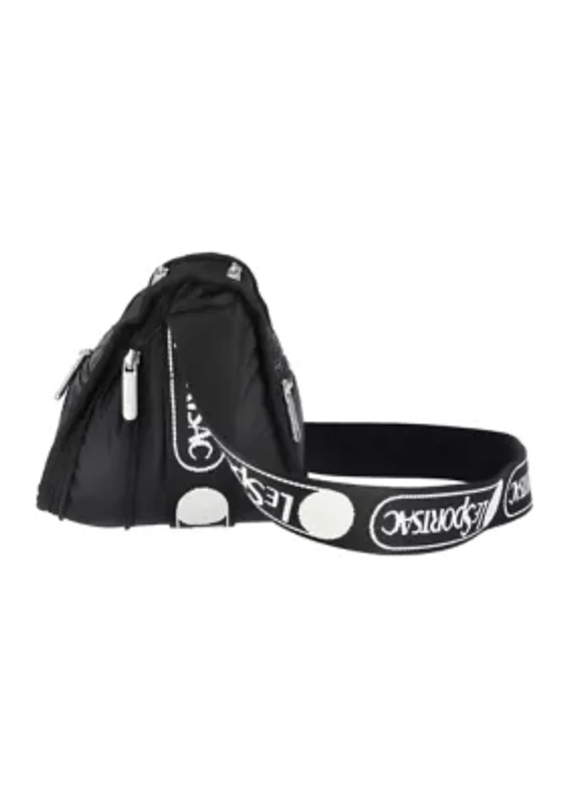 Small Everyday Bag, Logo Jacquard Black 