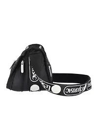Small Everyday Bag, Logo Jacquard Black 
