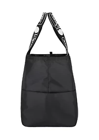 Reversible Pocket Tote, Logo Jacquard Black