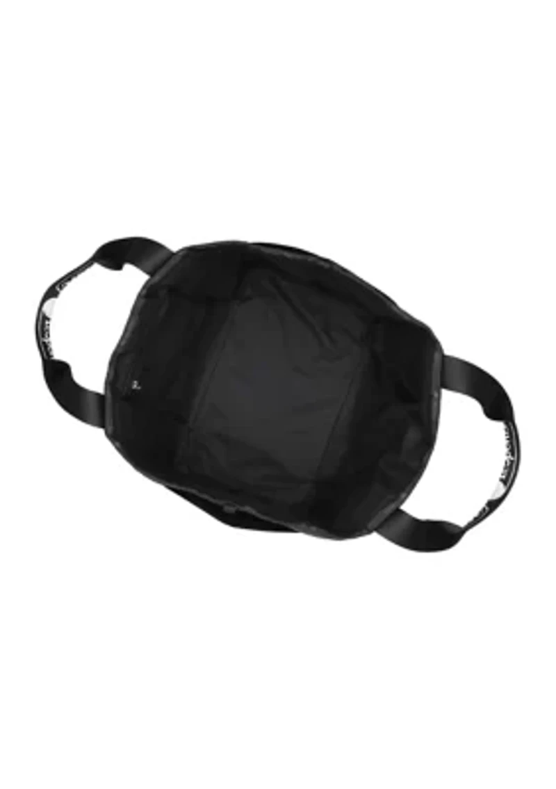Reversible Pocket Tote, Logo Jacquard Black