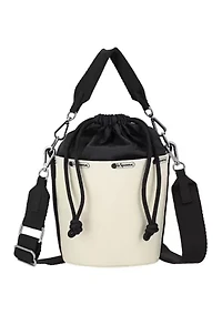 Small Drawstring Bucket Bag