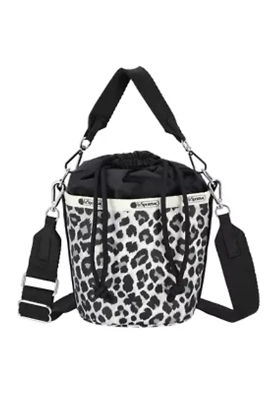 Small Drawstring Bucket Bag