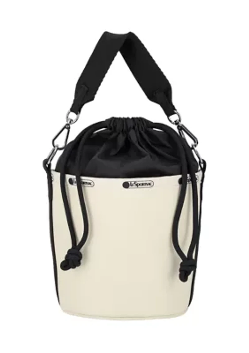 Small Drawstring Bucket Bag