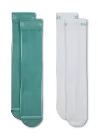 Everyday Plus Women's Lightweight Crew Socks - 2-Pack