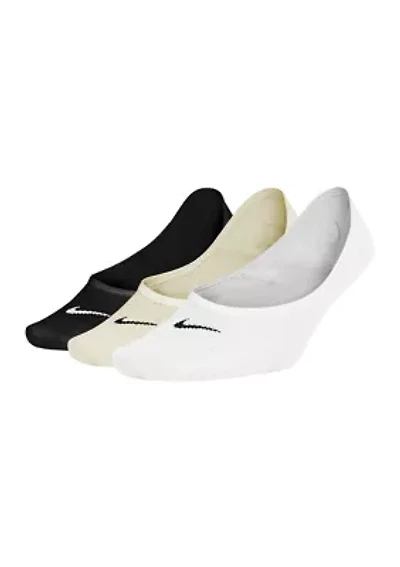 Everyday Lightweight Women's Training Footie Socks - 3-Pack