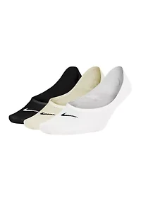 Everyday Lightweight Women's Training Footie Socks - 3-Pack