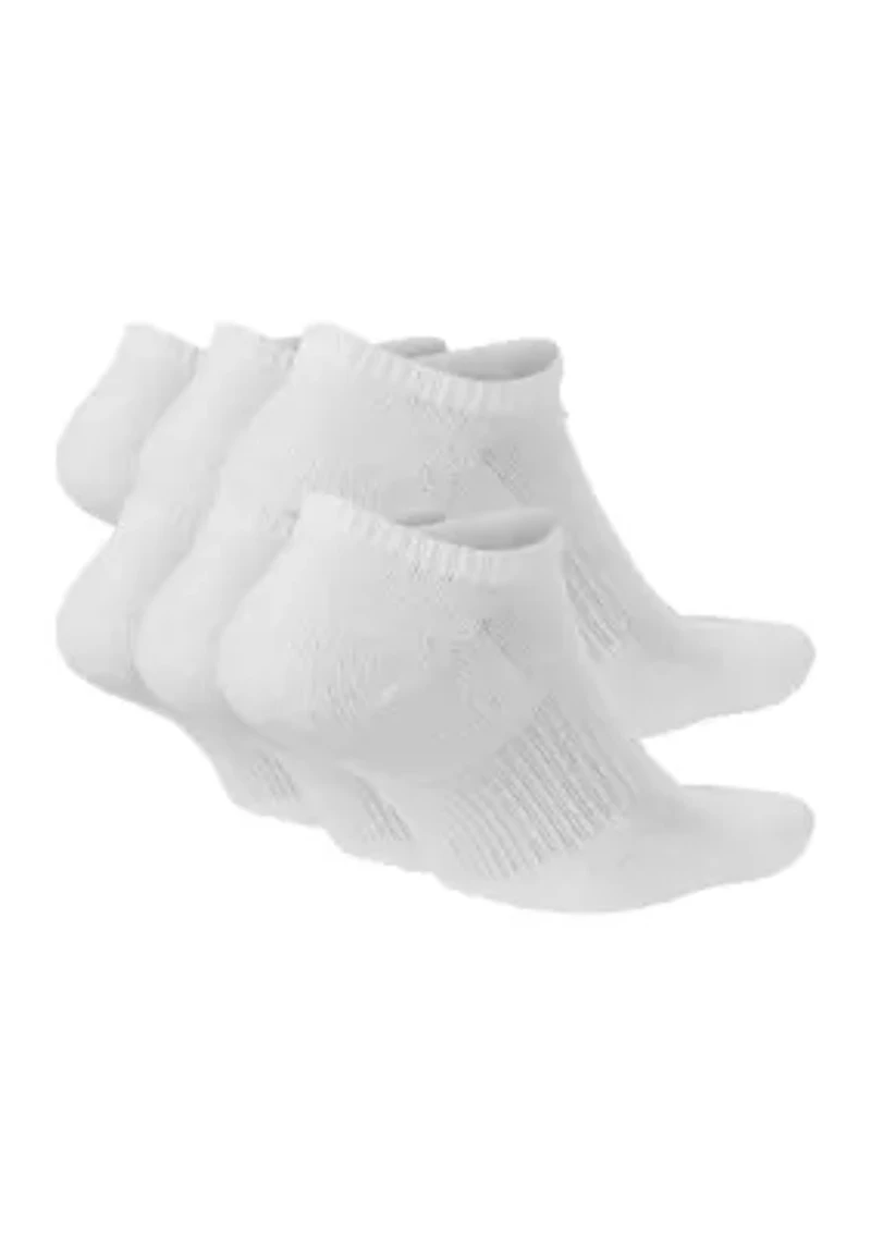 Everyday Plus Cushioned Training No-Show Socks - 6-Pack