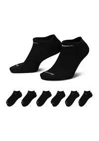 Everyday Plus Lightweight Training No-Show Socks - 6-Pack