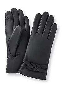 Leather Knot Gloves