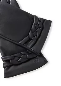 Leather Knot Gloves