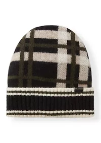 Plaid Cuff Beanie