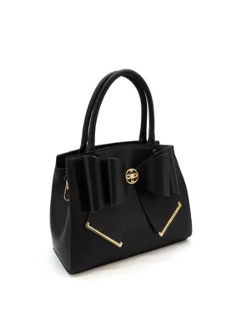 Grace Bowtie Top Handle Satchel Bag