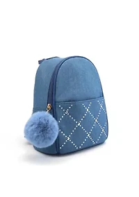 Kingston Denim Rhinestone Backpack