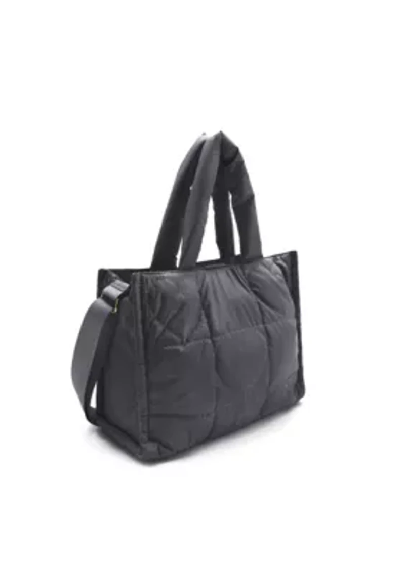 Kiara Quilted Heart Tote Bag