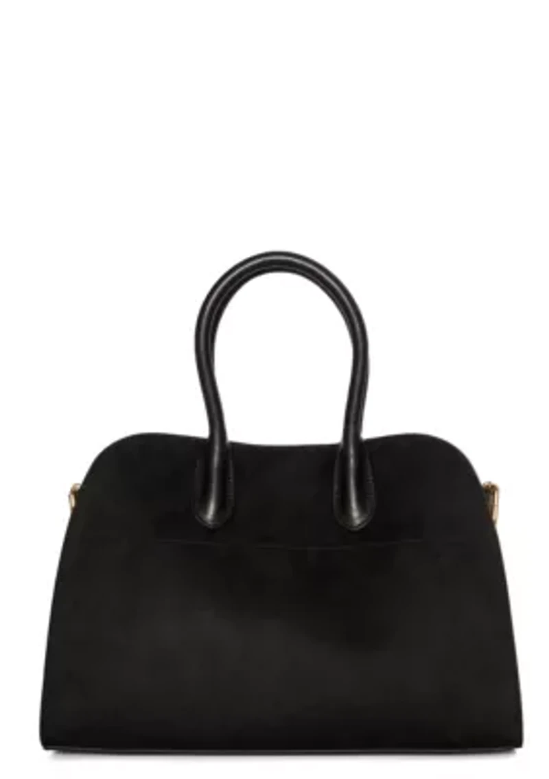 Aurora Top Handle Suede Tassel Satchel Bag