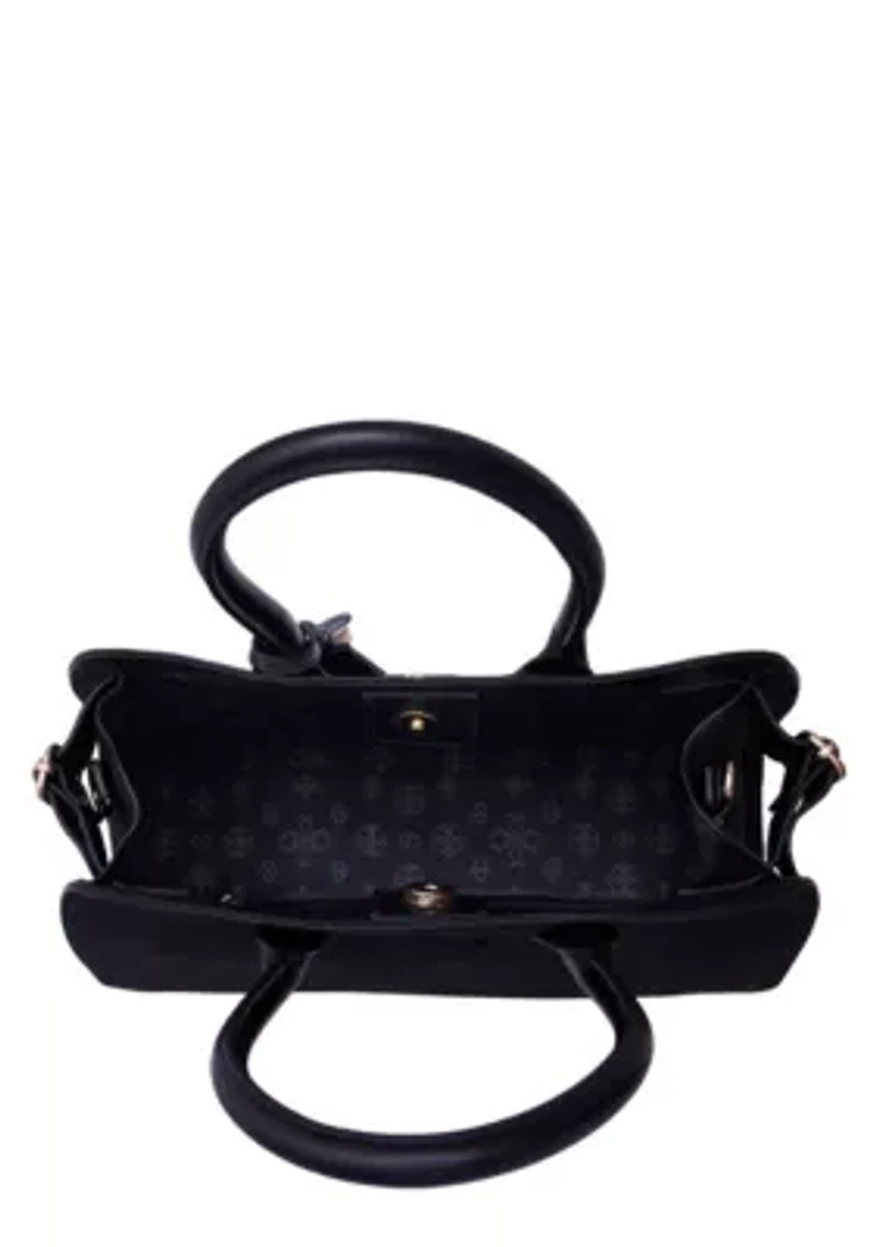 Aurora Top Handle Suede Tassel Satchel Bag