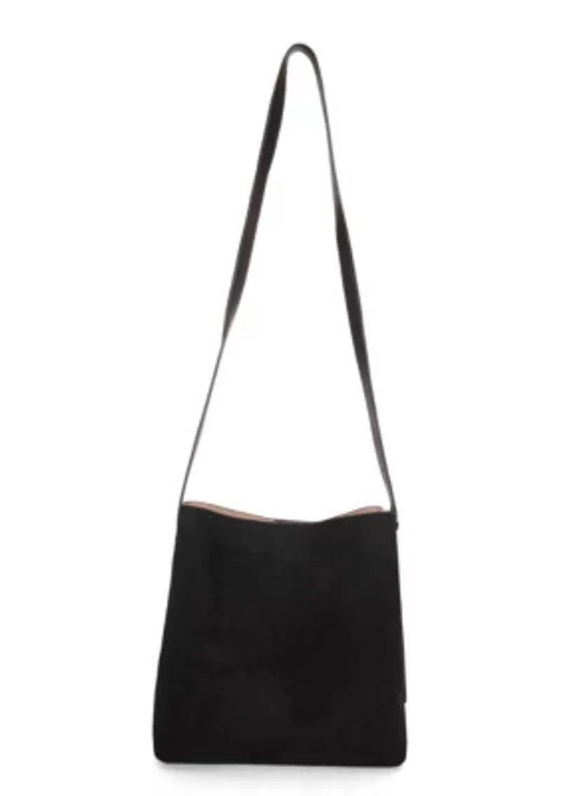 Midnight Quilted Suede Mini Tote Bag