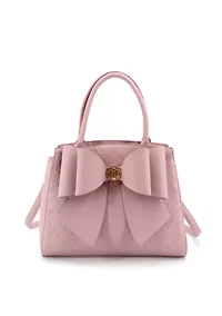 Royal Cross-Elegance Bow Satchel