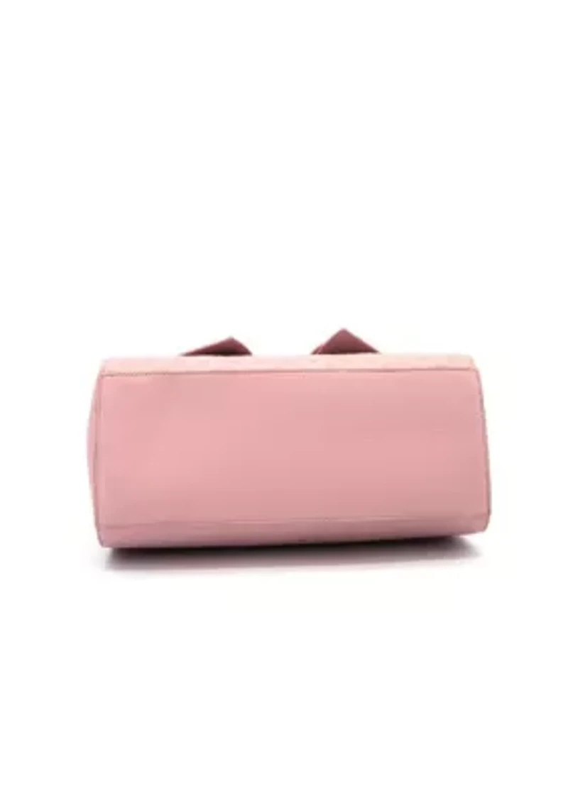 Royal Cross-Elegance Bow Satchel