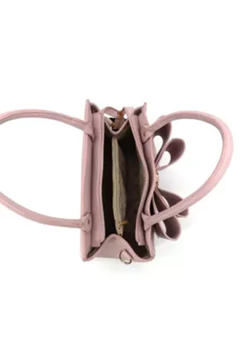 Royal Cross-Elegance Bow Satchel