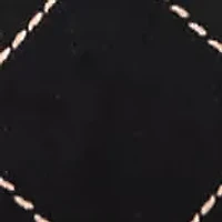 Velvet Knot Quilted Shoulder Tote