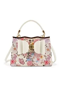 Amelie Floral Bow Crossbody Bag
