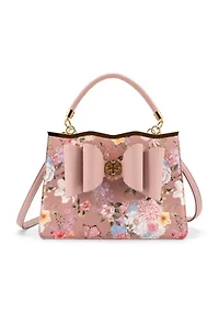 Amelie Floral Bow Crossbody Bag