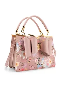 Amelie Floral Bow Crossbody Bag