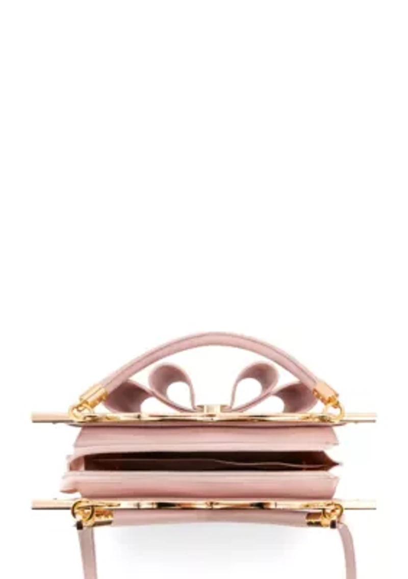 Amelie Floral Bow Crossbody Bag