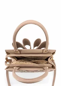 Rosalie Bow Top Handle Satchel Bag