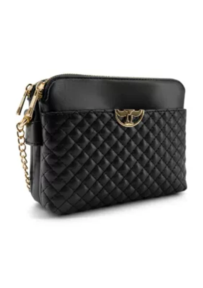 The Elara Quilted Crossbody