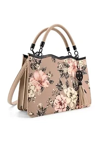 Violette Top Handle Satchel Bag