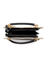 Amara Embossed Top Handle Crossbody Bag
