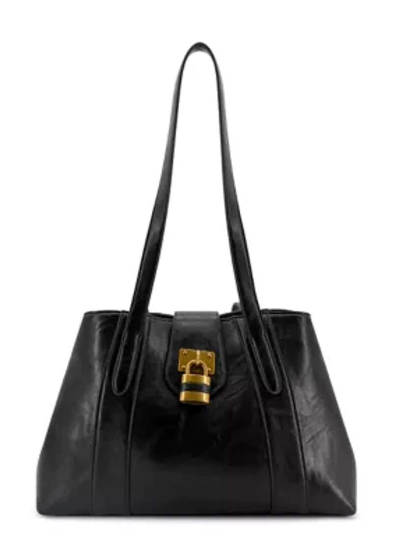 Fiora Signature Lock Satchel