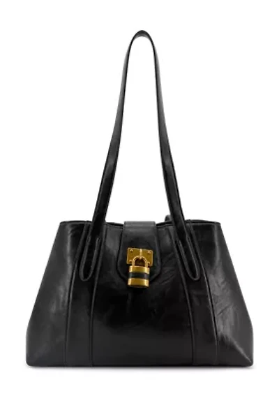 Fiora Signature Lock Satchel