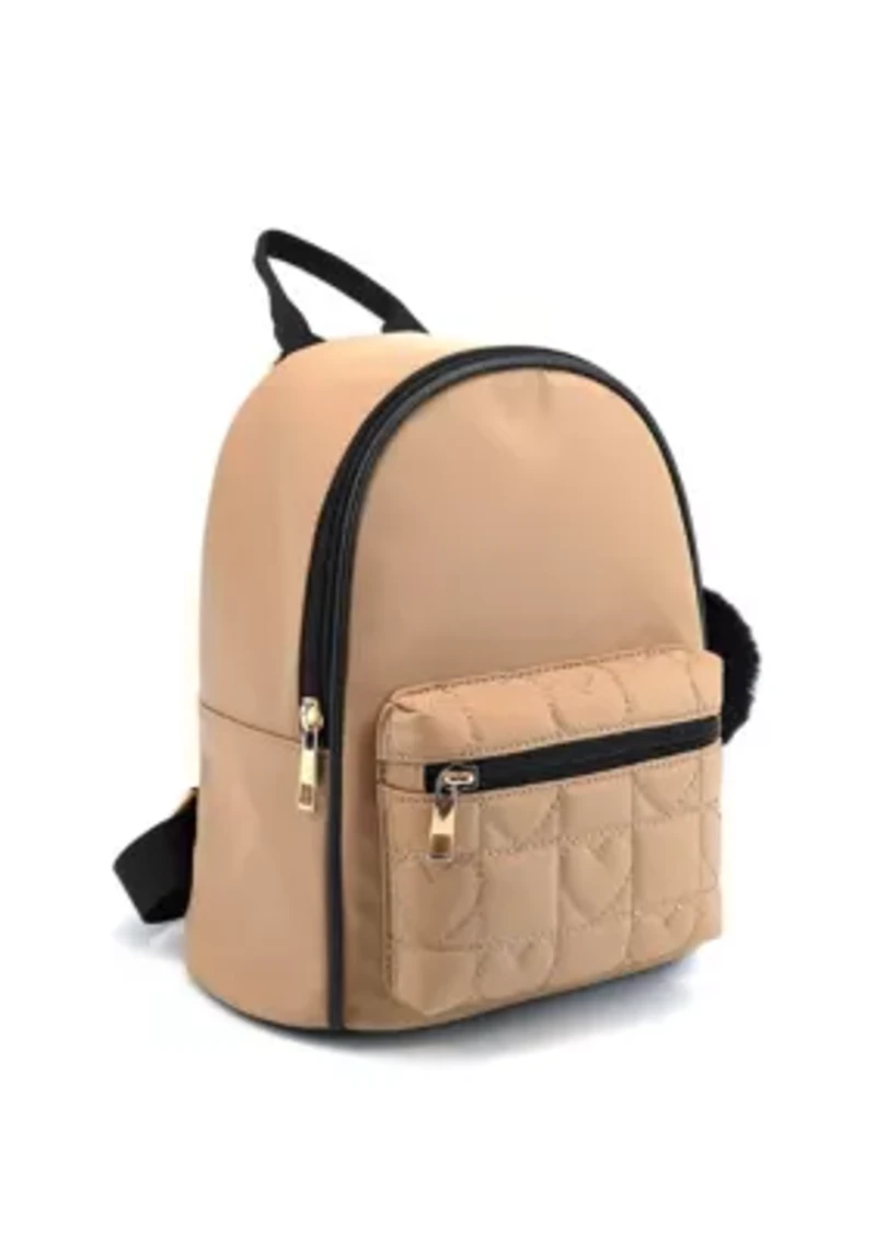Sophie Quilted Hearts Backpack