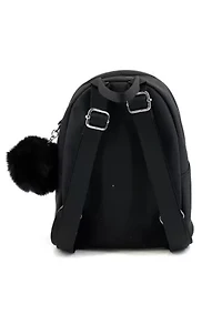 Jasper Rhinestone Pom Pom Backpack