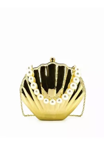 Marina Seashell Clutch Bag