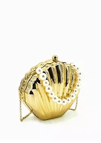 Marina Seashell Clutch Bag