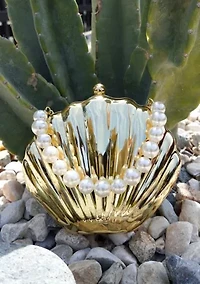 Marina Seashell Clutch Bag