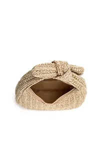 Aimee Mini Straw Top Handle Bag