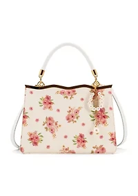 Camille Floral Top Handle Crossbody Bag