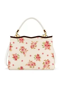 Camille Floral Top Handle Crossbody Bag