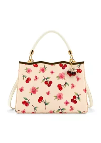 Cerise Top Handle Crossbody Bag