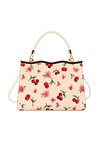 Cerise Top Handle Crossbody Bag